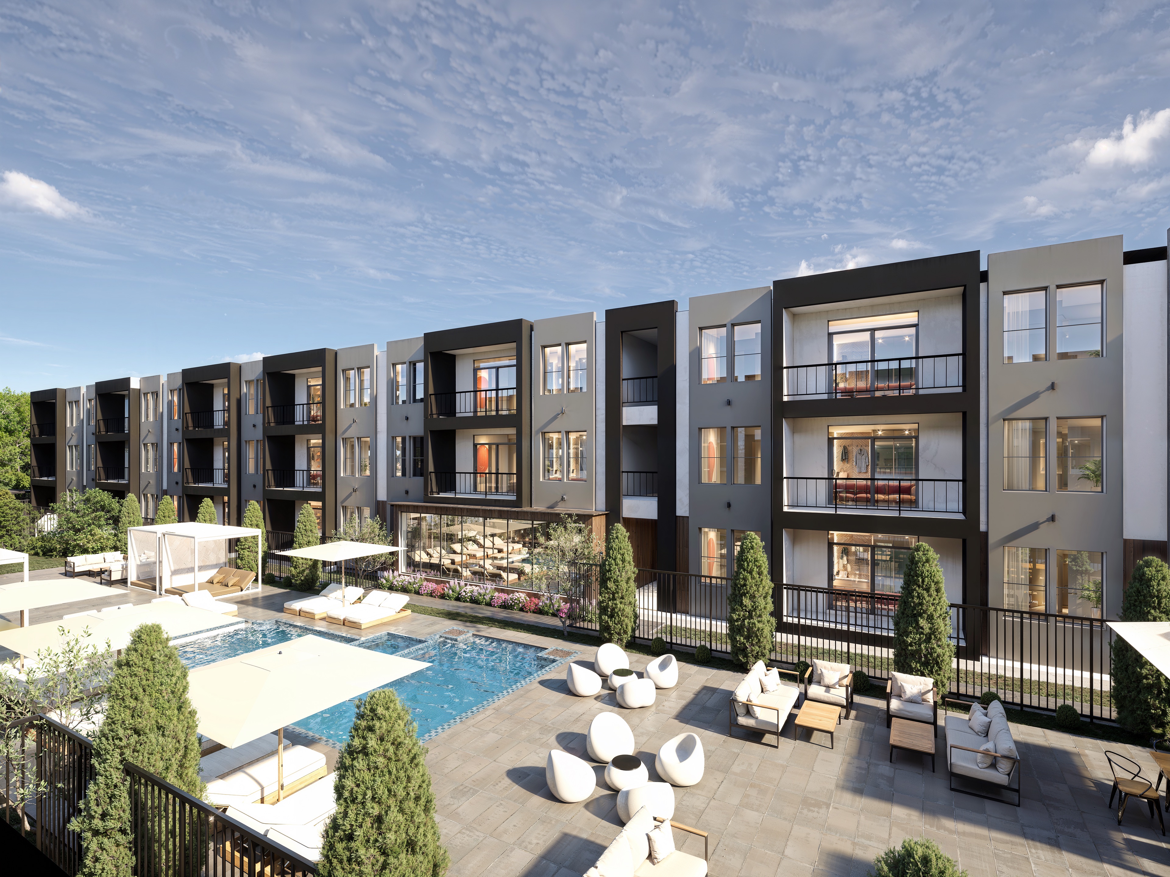 Dove Trails interior courtyard
